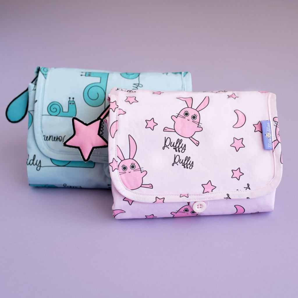 pembe alt açma örtüsü tavşanlı yenidoğan kız bebek 6