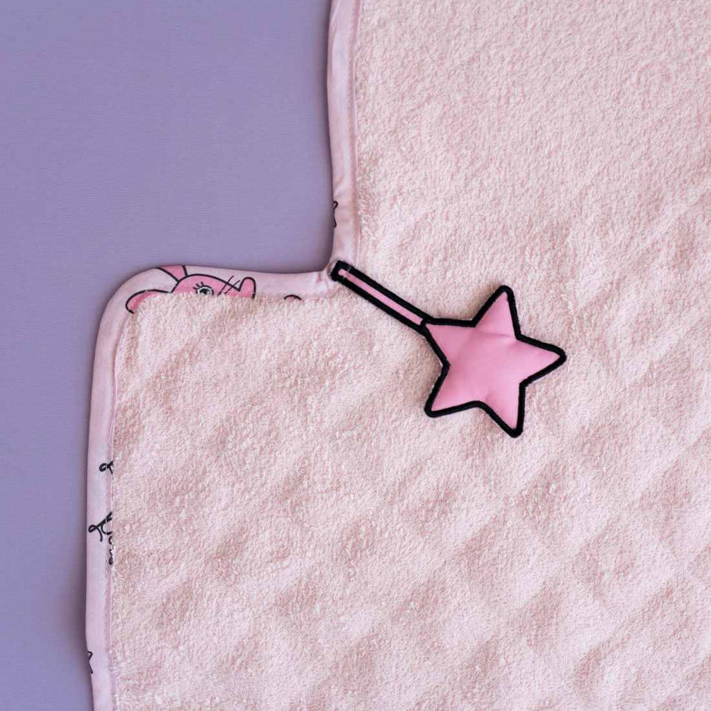 pembe alt açma örtüsü tavşanlı yenidoğan kız bebek 3