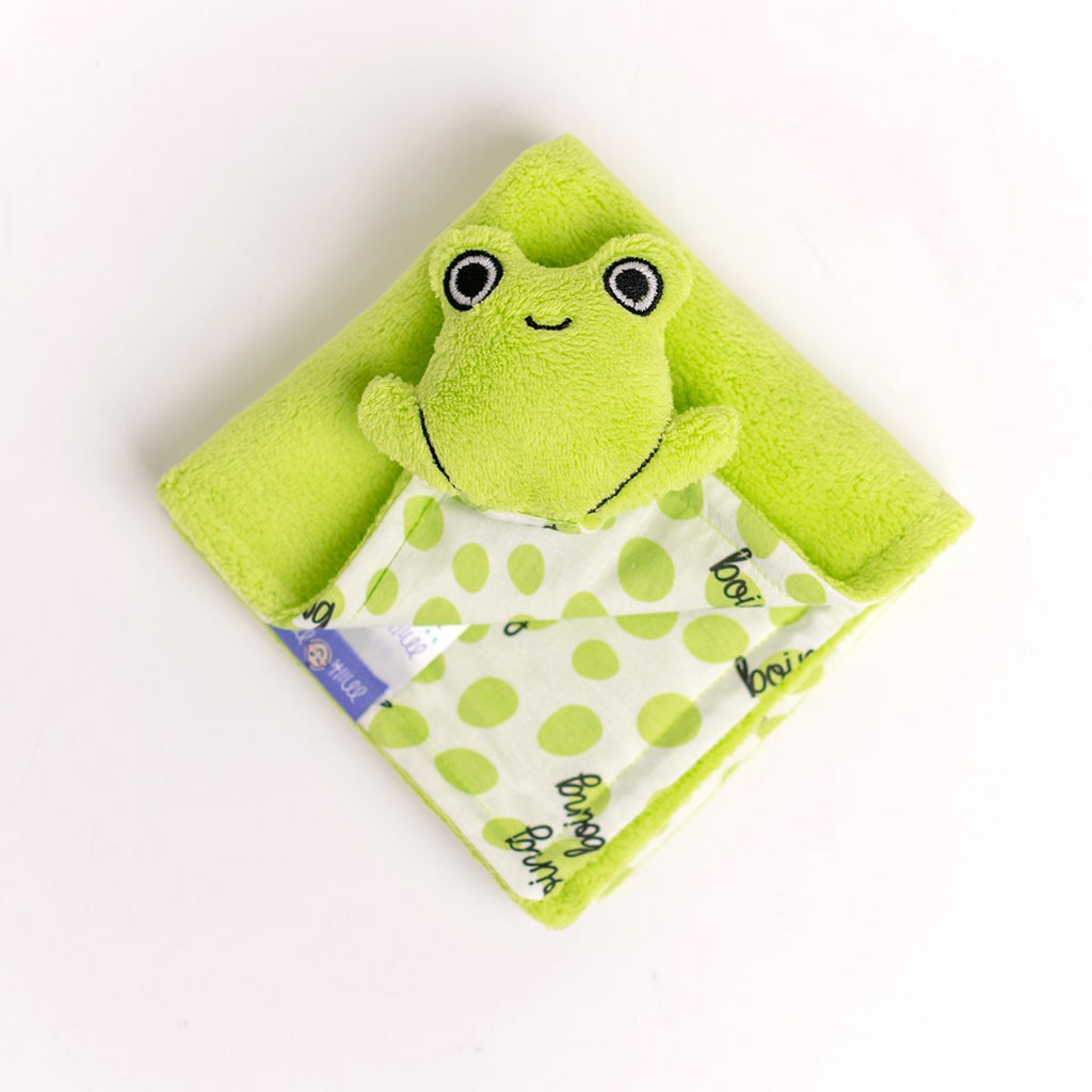 yeşil kurbağa peluş uyku arkadaşı yenidoğan kız erkek bebek 1