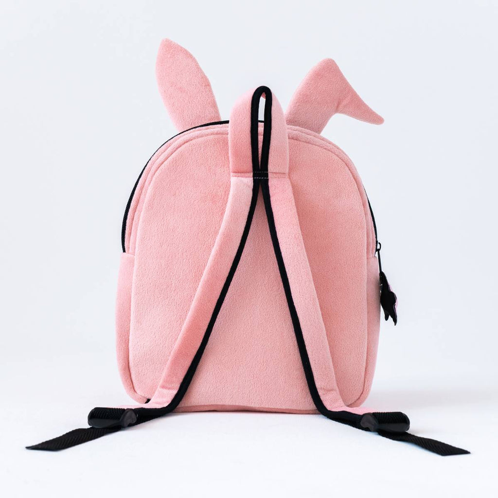 pembe tavşan peluş sırt çantası kız çocuk 2